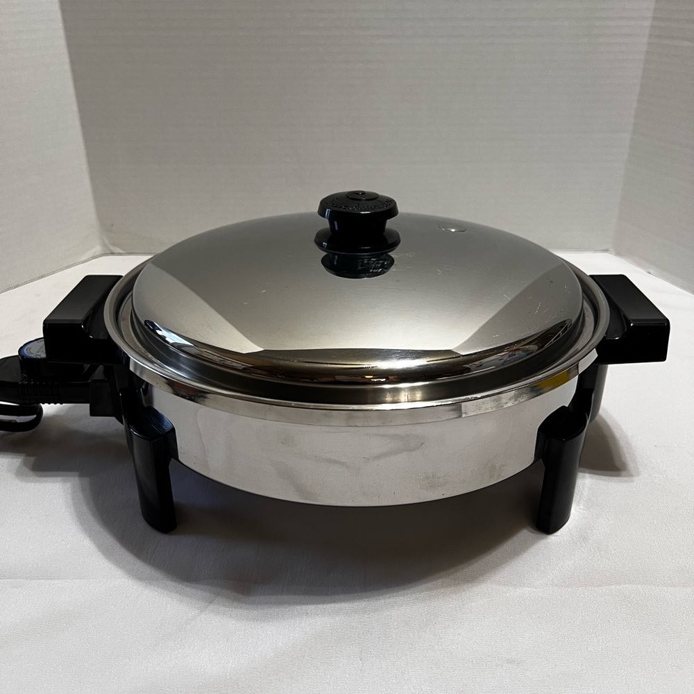 Saladmaster Stainless Steel 12” Electric Skillet